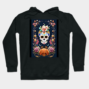 Sugar Skull Art - Celebrate Life Hoodie